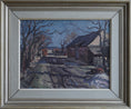 Load image into Gallery viewer, Vintage Original Farmhouse Oil Painting from Sweden

