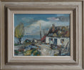 Load image into Gallery viewer, Mid Century Vintage Art Original Oil Painting from Sweden
