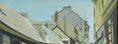 Load image into Gallery viewer, Original Vintage Mid Century Street Scene Oil Painting from Sweden
