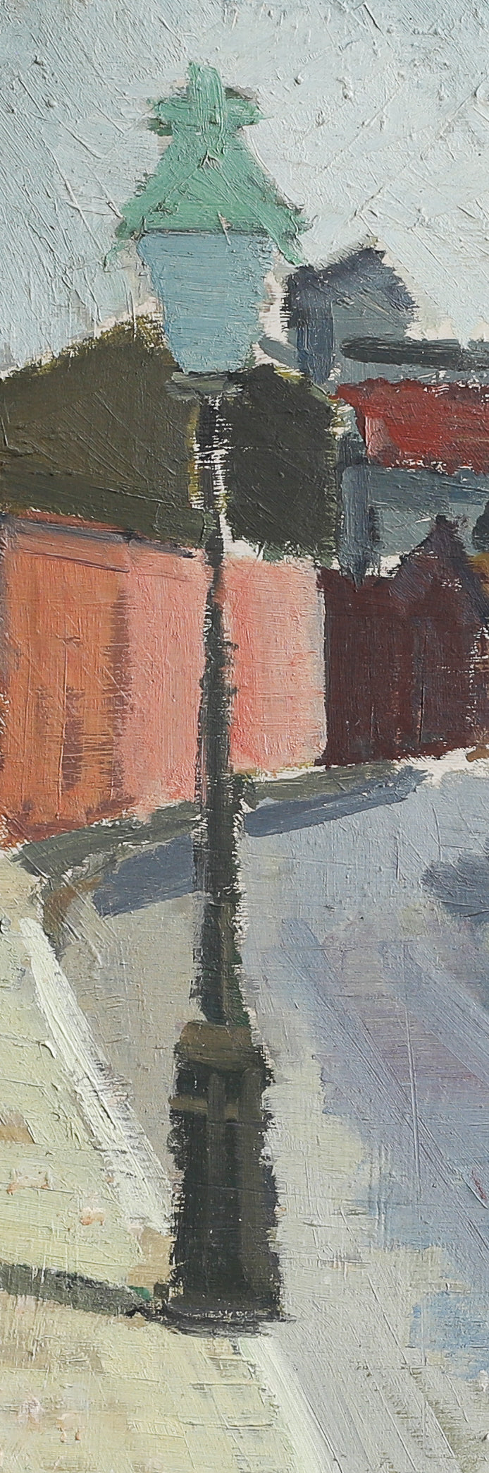 Vintage Mid Century Cityscape from Sweden