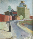 Load image into Gallery viewer, Vintage Mid Century Cityscape from Sweden
