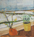 Load image into Gallery viewer, Vintage Mid Century Original Interior Oil Painting from Sweden
