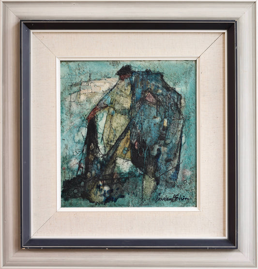 Vintage Art Room Mid Century Oil Painting From Sweden