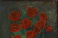 Load image into Gallery viewer, Original Red Roses Still Life Oil Painting Vintage Mid Century from Sweden
