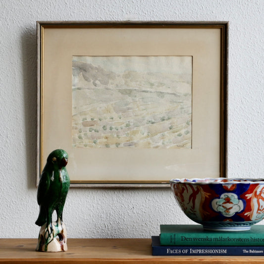 Original Vintage Art Landscape Painting from Sweden