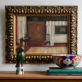 Load image into Gallery viewer, Vintage Art Original Interior Oil Painting from Sweden
