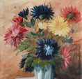 Load image into Gallery viewer, Vintage Mid Century Original Floral Still Life from Sweden
