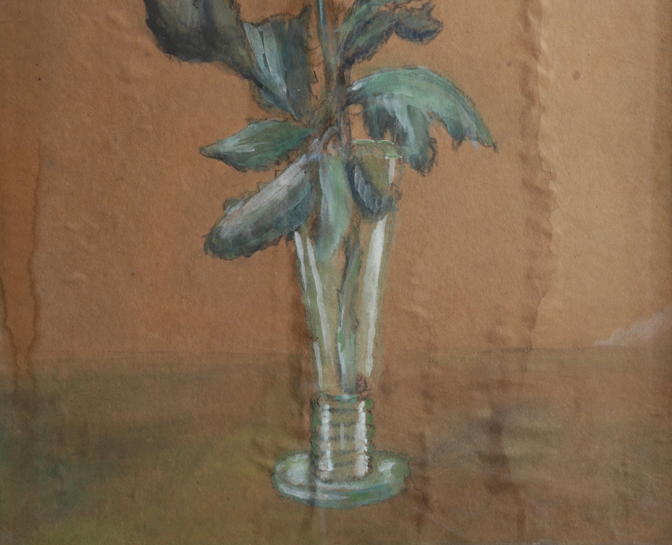 Vintage Art Room Original Still Life Painting from Sweden