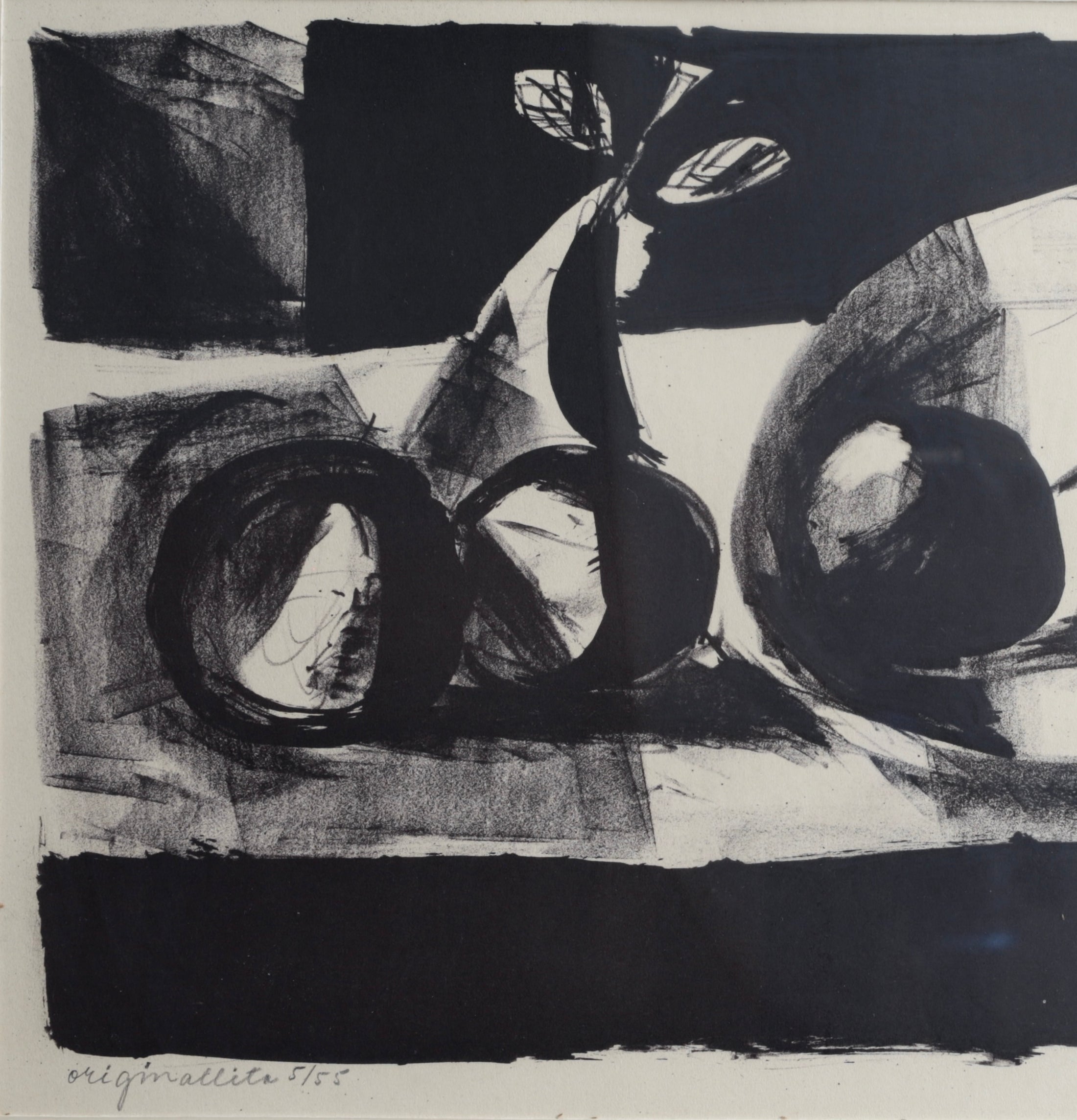 Vintage Art Original Still Life from Sweden