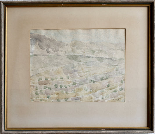 Original Vintage Art Landscape Painting from Sweden