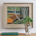 Load image into Gallery viewer, Vintage Mid Century Art Landscape Oil Painting from Sweden
