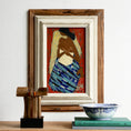 Load image into Gallery viewer, Mid Century Vintage Original Figurative Oil Painting from Sweden
