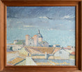 Load image into Gallery viewer, Original Vintage Mid Century Cityscape from Sweden

