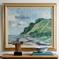 Load image into Gallery viewer, Mid Century Vintage Coastal Oil Painting from Sweden
