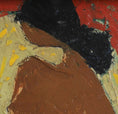 Load image into Gallery viewer, Mid Century Vintage Original Figurative Oil Painting from Sweden
