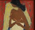 Load image into Gallery viewer, Mid Century Vintage Original Figurative Oil Painting from Sweden
