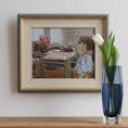 Load image into Gallery viewer, Vintage Art Mid Century Original Oil Painting from Sweden
