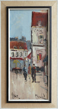 Load image into Gallery viewer, Mid Century Original Vintage Art Original Parisian Cityscape
