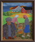 Load image into Gallery viewer, Vintage Mid Century Art Oil Painting from Sweden
