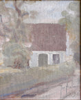 Load image into Gallery viewer, Vintage Art Original Farmhouse Oil Painting from Sweden 1930
