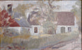 Load image into Gallery viewer, Vintage Art Original Farmhouse Oil Painting from Sweden 1930
