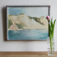 Load image into Gallery viewer, Mid Century Original Coastal Oil Painting from Sweden 1971
