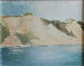 Load image into Gallery viewer, Mid Century Original Coastal Oil Painting from Sweden 1971
