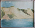 Load image into Gallery viewer, Mid Century Original Coastal Oil Painting from Sweden 1971
