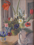 Load image into Gallery viewer, Vintage Art Interior Mid Century Oil Painting From Sweden
