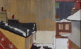 Load image into Gallery viewer, Vintage Mid Century Original Winter Cityscape from Sweden 1961
