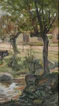 Load image into Gallery viewer, Vintage Art Room Original Landscape Oil Painting From Sweden
