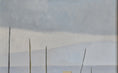 Load image into Gallery viewer, Mid Century Vintage Original Boat Oil Painting from Sweden
