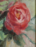 Load image into Gallery viewer, Original Mid Century Still Life Oil Painting Roses from Sweden
