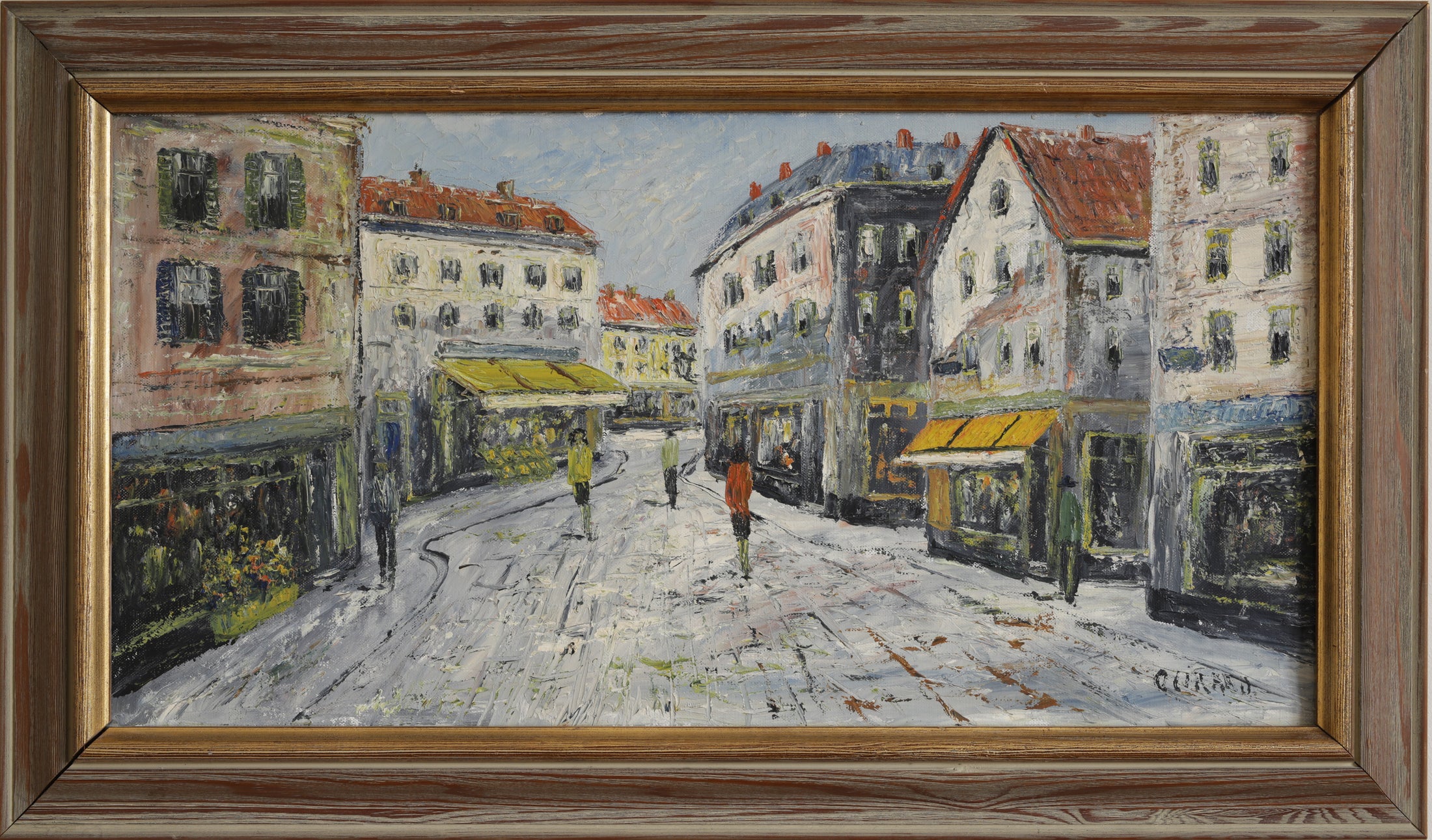 Mid Century Vintage Original Streetscape from Sweden