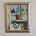 Load image into Gallery viewer, Original Vintage Mid Century Original Interior Oil Painting from Sweden
