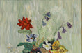 Load image into Gallery viewer, Vintage Art Original Mid Century Floral Still Life Oil Painting 1949
