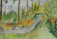 Load image into Gallery viewer, Vintage Art Room Original Landscape Oil Painting from Sweden
