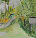 Load image into Gallery viewer, Vintage Art Room Original Landscape Oil Painting from Sweden
