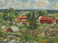 Load image into Gallery viewer, Vintage Art Original Landscape Oil Painting from Sweden

