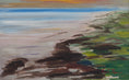 Load image into Gallery viewer, Vintage Art Sweden Original Coastal Oil Painting
