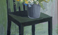 Load image into Gallery viewer, Large 1940's Original Vintage Art Floral Oil Painting from Europe
