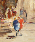 Load image into Gallery viewer, Original Vintage Art Venetian Scene Oil Painting
