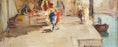 Load image into Gallery viewer, Original Vintage Art Venetian Scene Oil Painting
