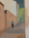 Load image into Gallery viewer, Large Original Mid Century Vintage Art Oil Painting from Sweden

