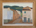 Load image into Gallery viewer, Large Original Mid Century Vintage Art Oil Painting from Sweden
