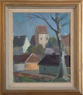 Load image into Gallery viewer, Original Oil Painting Vintage Art Mid Century Sweden
