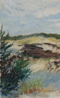 Load image into Gallery viewer, Vintage Art Room Mid Century Coastal Oil Painting From Sweden
