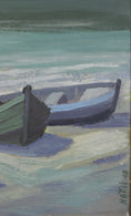 Load image into Gallery viewer, Original Oil Painting Vintage Mid Century Coastal Oil Painting From Sweden
