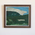 Load image into Gallery viewer, Vintage Art Original Mid Century Original Landscape from Sweden
