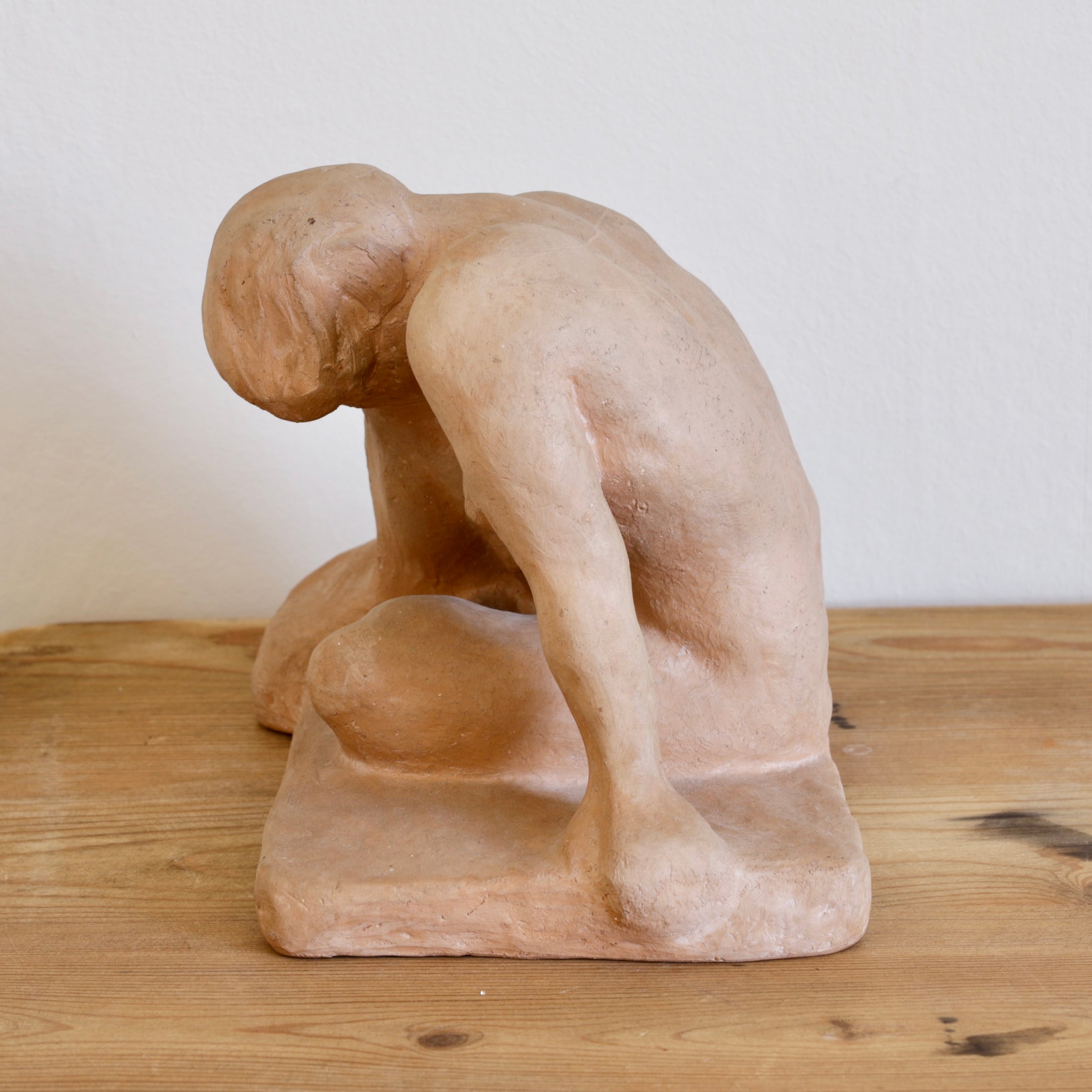 Vintage Original Sculpture of Female Form from Sweden